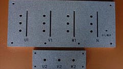 TCボード加工品例【彫刻加工・黒文字入り】